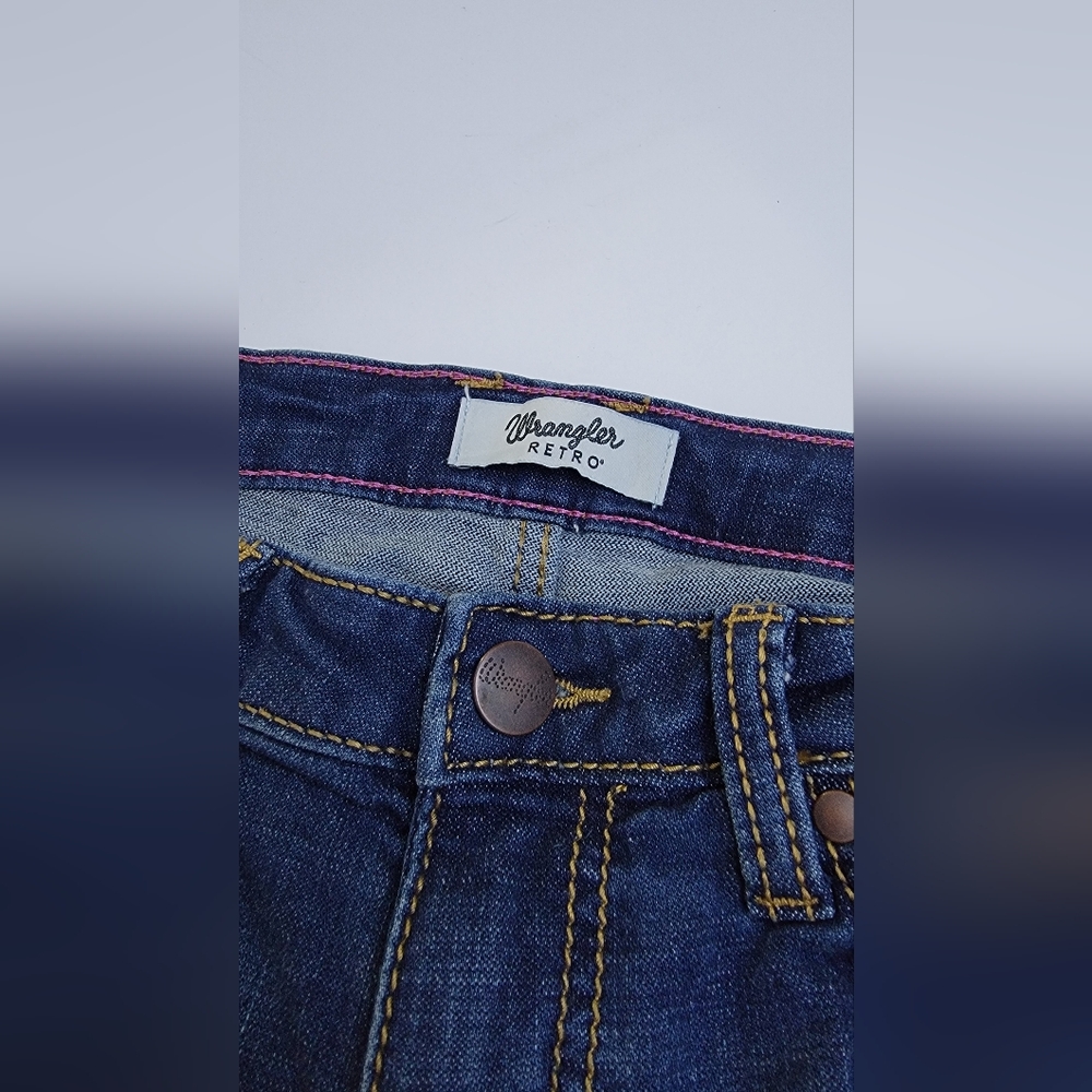 Women's Wrangler Retro Mae Mid Rise Bootcut Jean 29x30 | MS Wash - Picture 6 of 14